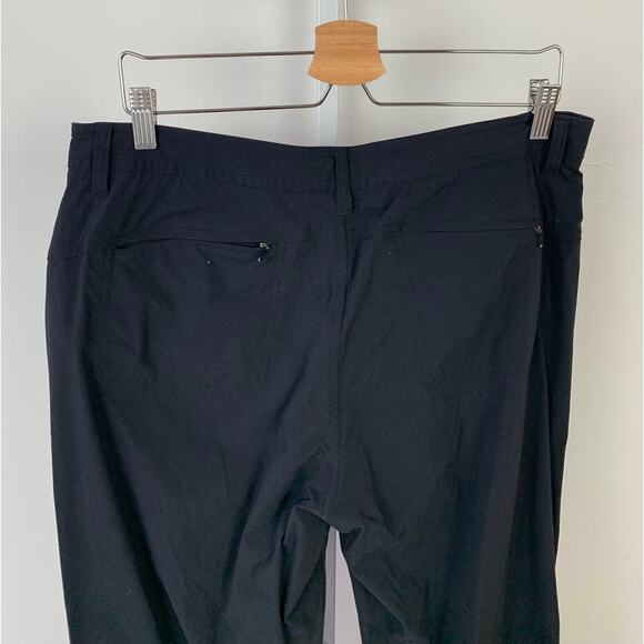 ORVIS  14 Cortina Ankle Pants Lightweight Tech Stretch Nylon Travel 2FXC Black - Picture 7 of 10